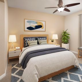 camden old creek apartments san marcos ca bedroom with walk in closet ceiling fan