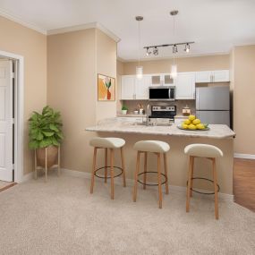 camden old creek apartments san marcos ca kitchen with barstool seating