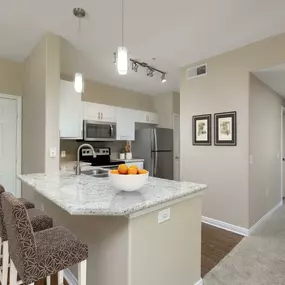 Kitchen with large island