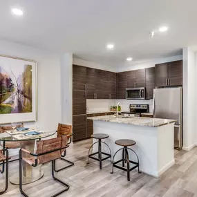 Kitchen island breakfast bar