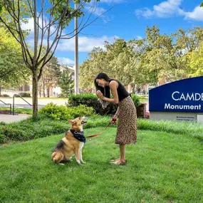 Camden Monument Place apartments in Fairfax, VA is pet-friendly.
