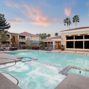 Camden Pecos Ranch Apartments Chandler Arizona Hot Tub and Pool