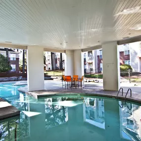 Covered Pool Area