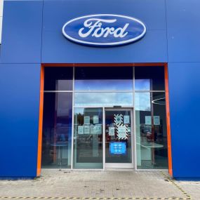Entrance to Ford Store Chester