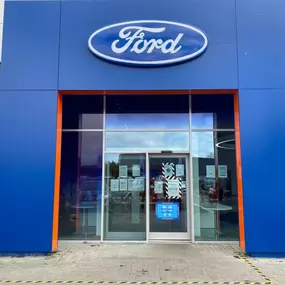 Entrance to Ford Store Chester