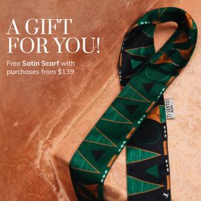 Free scarf with every TI SENTO - Milano purchases over $139 while supplies last.