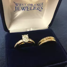 What's more rewarding than designing rings for a newly engaged couple? Refinishing her rings after 40 years of marriage! West Orange Jewelers proudly serves three generations of customers.