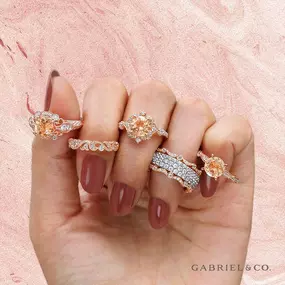 Skip the traditional rings and add a pop of color to your jewelry!