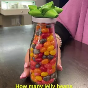 ???????? Time is Ticking—Get Your Guess In! ????????

Have you made your guess yet? ???????? The jelly bean jar is waiting, and so is your chance to WIN a jewelry cleaning kit + all the jelly beans!

⏳ Deadline: April 16
???? Drop your guess in the comments on the original Facebook pinned post!

Don’t miss out—take a wild guess and tag a friend to join the fun! ????????
