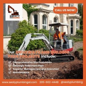 For your Driveways and Building Pads projects, make a smart choice: ???????????????????????? ????????????????????. ???? 
Contact us today to learn more about our services. 205-602-4448