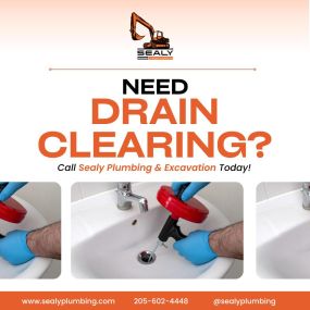 ???????????????????????????? ???????????????? ???????????????? ????????????????????????? ???????????????? ???????????? ???????????????????????????? ????????????????????????????????????????????????????!
At Sealy Plumbing & Excavation, we offer expert sewer drain clearing services at reasonable price.
Keep Your Drains Flowing with us! Call us at  205-602-4448