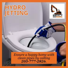 Experience the power of hydrojetting with our professional and expert plumbing service. For a thorough cleaning of your plumbing system, call us at 205-777-2826.