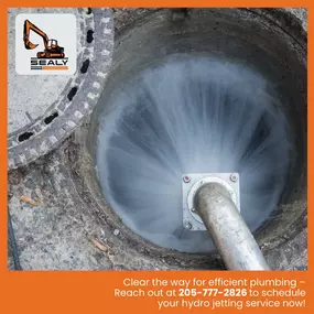 Experience the power of hydrojetting in clearing stubborn blockages and buildup from your pipes, restoring them to their optimal flow and functionality. Say goodbye to clogs! Dial 205-777-2826 to give your plumbing a high-pressure cleanse for lasting performance.