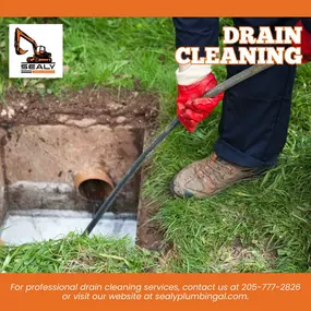 Dealing with a clogged drain? Contact us at 205-777-2826 for professional assistance and to restore your plumbing.