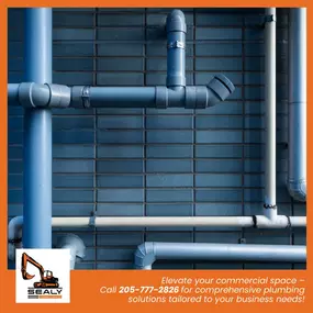 Keep your business flowing smoothly with our expert commercial plumbing services, ensuring reliable systems that minimize disruptions. From installations to maintenance, we've got your back! Contact us at 205-777-2826 to optimize your workspace's plumbing and focus on what matters most.