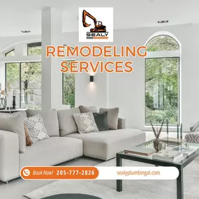 Dial 205-777-2826 for expert remodeling services to create a space that truly reflects your style and needs.