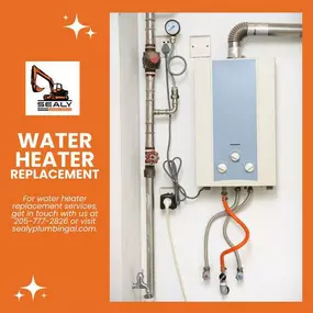 In need of a new water heater? Reach out to us at 205-777-2826 to get expert advice and schedule your water heater replacement.