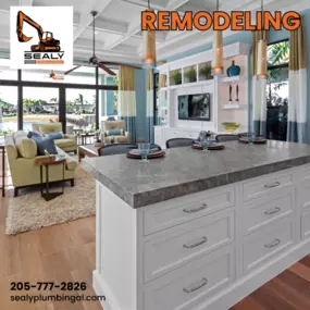 Transform your space with our remodeling services. Dial 205-777-2826 for a consultation and start the renovation of your dreams!