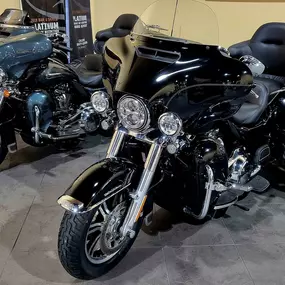 Caliente Harley-Davidson interior. San Antonio, Texas.