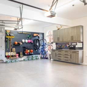 Your garage is so much more than just a place for your car. It’s also a place to store the stuff for your adventures and your dreams as well as your hobbies. Our garage storage solutions can ensure that you stay organized and that your skiing adventures stay separate from your beach exploits or your