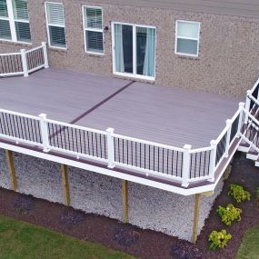 At CustomDecks.com, we are a TrexPro® Platinum Installer that can handle any project that comes our way. For over 20 years, our experienced team of Trex® deck designers have been perfecting our process, and we are completely confident that we can build you the deck of your dreams.