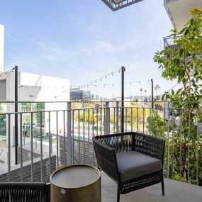 Private Balconies with a View at The Chandler NoHo Luxury Apartments in North Hollywood, CA