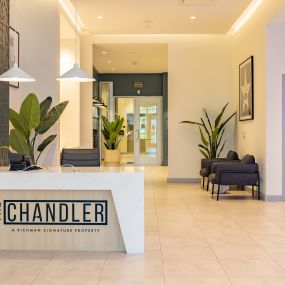 Leasing Office at The Chandler NoHo Luxury Apartments in North Hollywood, CA