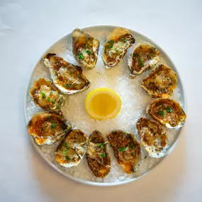 Chargrilled oyster platter