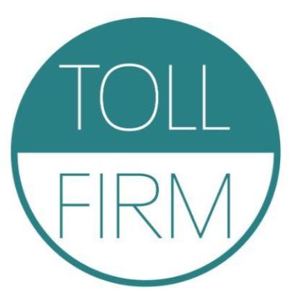 Logotyp från The Toll Firm