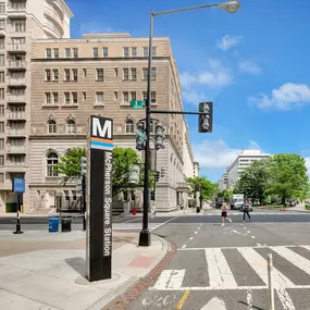 Steps from McPherson Square Metro Station