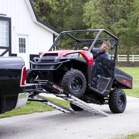 Flat Bed Truck Loading ATV Using MADramps