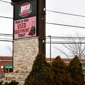 Russo hainesville exterior road sign