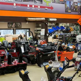 Russo hainesville interior showroom winter equipment