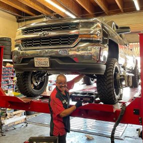 Wheel Alignment On A Lifted Truck
