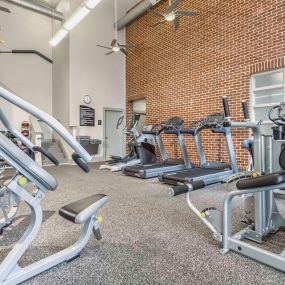 Fitness center with cardio and strenth equipment