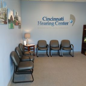 Lobby at Cincinnati Hearing Center - 981 State Rd. - 46 E., Batesville, KY 47006 - Call 812..717.2012