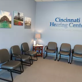 Lobby at Cincinnati Hearing Center - 981 State Rd. - 46 E., Batesville, KY 47006 - Call 812..717.2012