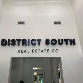 District South sign
