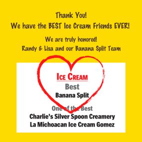 So proud of my parents for once again being awarded the BEST ice cream shop in Aurora!!! I love you mom and dad!