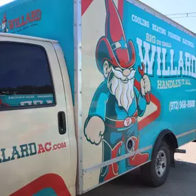 Willard Cooling, Heating, Plumbing, & Electrical (Max Air And Plumbing – Max Mechanical) work truck