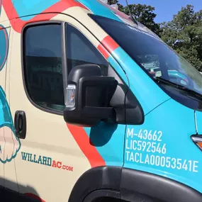 Willard Cooling, Heating, Plumbing, & Electrical (Max Air And Plumbing – Max Mechanical) work van in the field