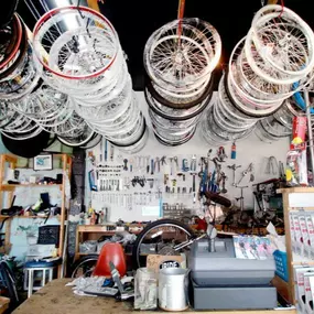 Visit our Bike Shop or give us a call to see what bikes we have for sale!