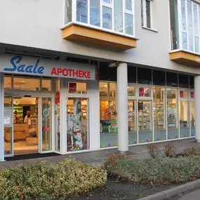 Aussenansicht der Saale-Apotheke