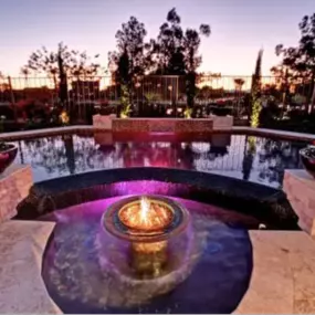 We partner with Bobe Water & Fire Features to transform outdoor living spaces.