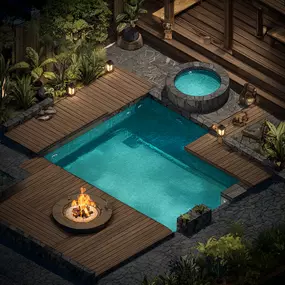 Let's begin with your 3D backyard pool design