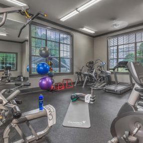 Fitness center with strength training