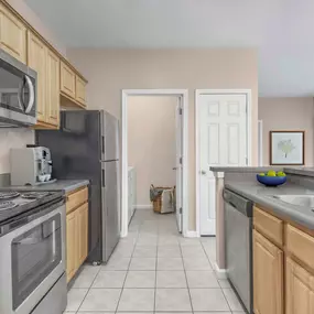 Kitchen with ample storage