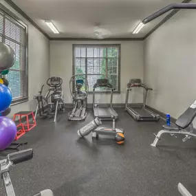 Fitness center with cardio equipment