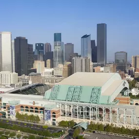 Minute maid stadium and downtown