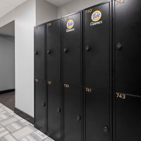 Tide dry cleaning lockers onsite